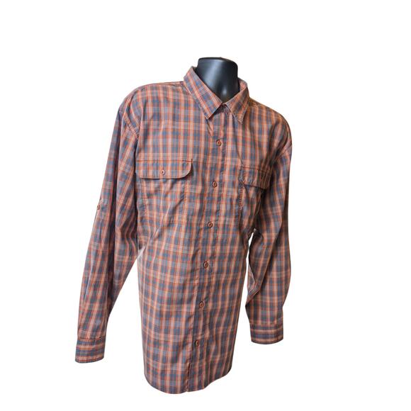 Redhead Shirt Mens 2XL Plaid Long Sleeve Button Up Hiking Outdoor Top Hunting - Picture 10 of 14